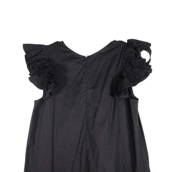 VGUC Pomander Place Corrine Black Flutter Sleeve Mini Dress A-Line XS 2567-36 - Picture 6 of 12